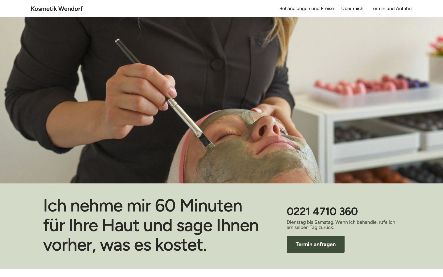 Startseite Kosmetik Wendorf am Desktop